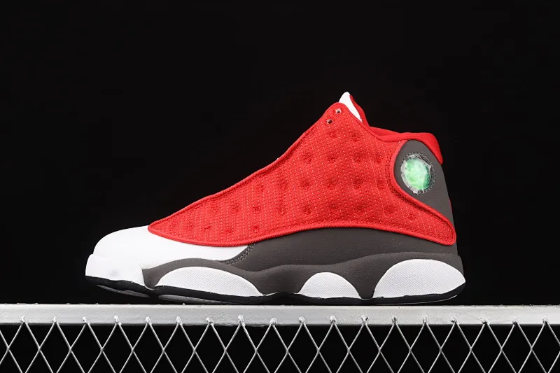 All categories Air Jordan Jordan series basketball shoes Air Jordan 13 G version Air Jordan 13 Retro AJ13 white gray red 3M reflective DJ5982-600